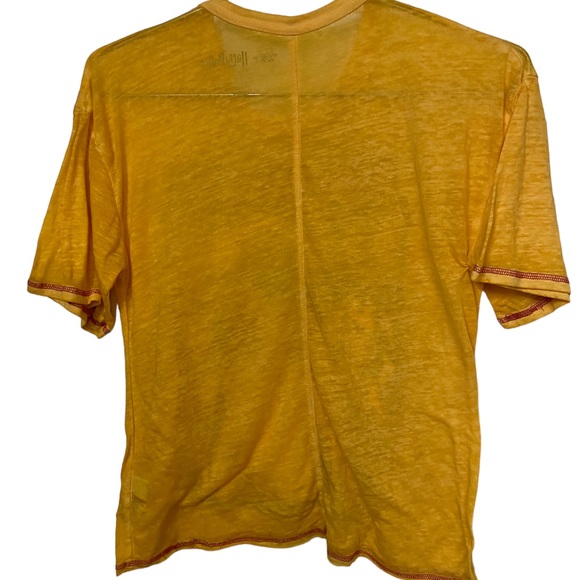 Harry Potter HOGWARTS Yellow See Through Women’s XS T-Shirt MINTY RETRO - Picture 4 of 4